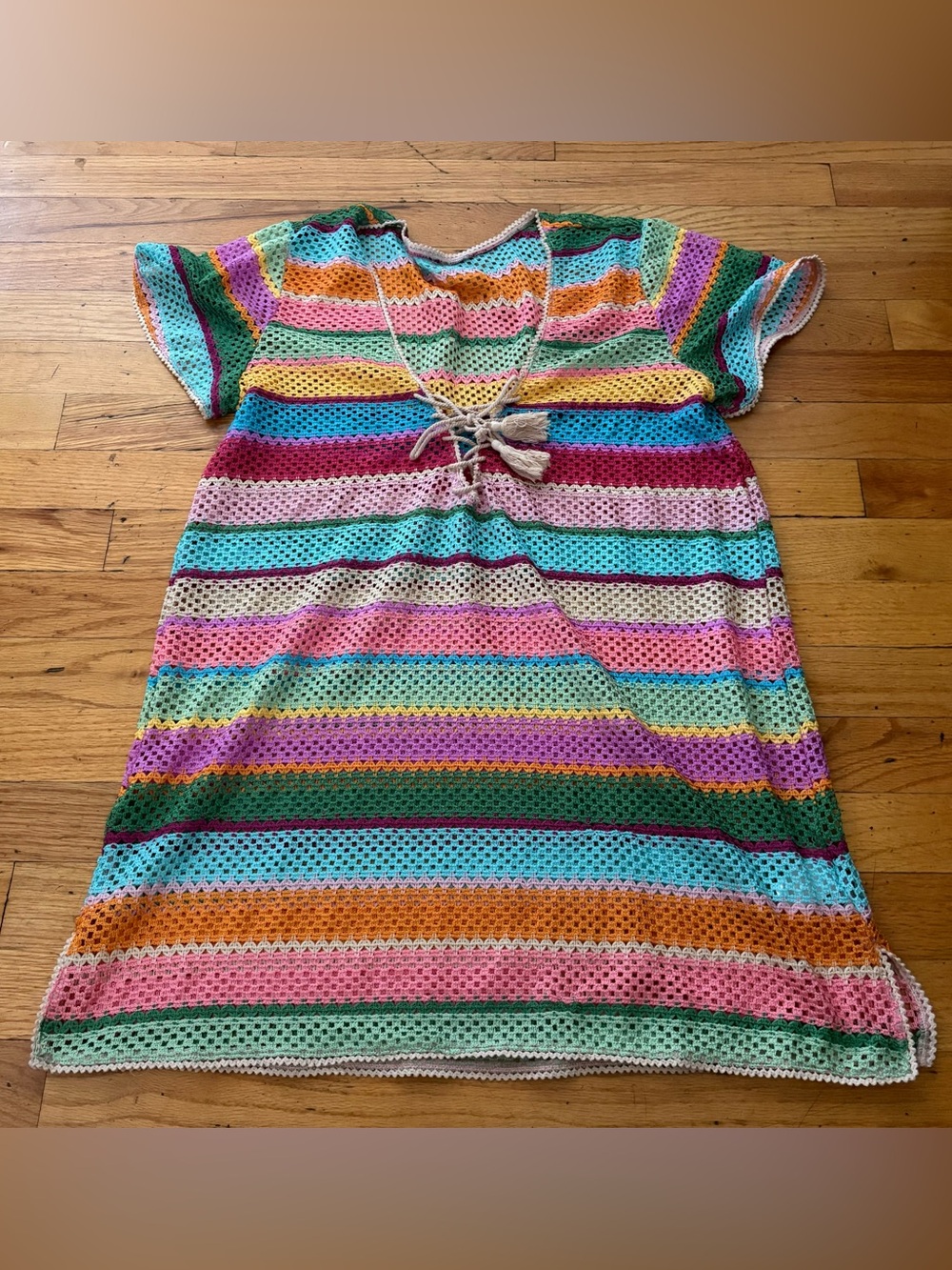 Show Me Your Mumu Crochet Tunic Size Medium